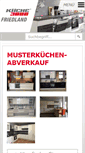 Mobile Screenshot of kuechen-center-friedland.de